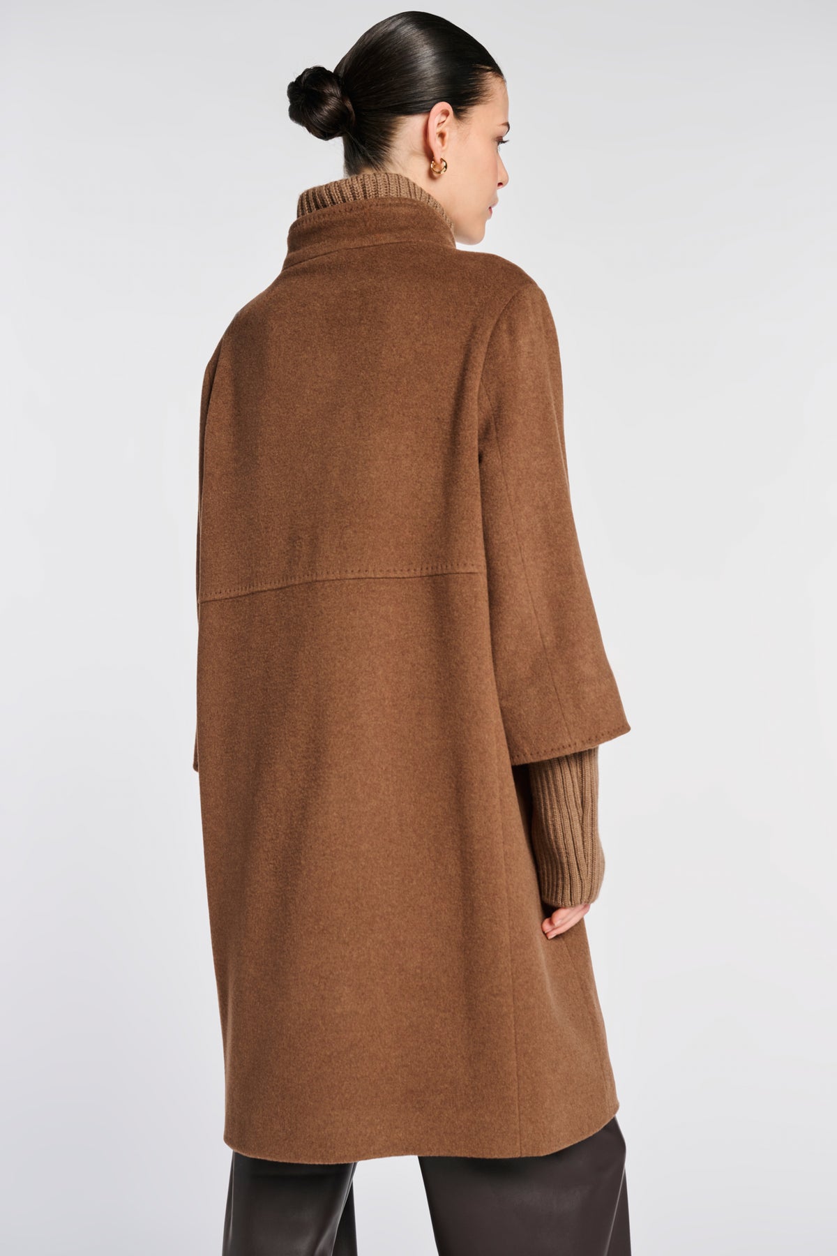 Manteau mi-long en laine