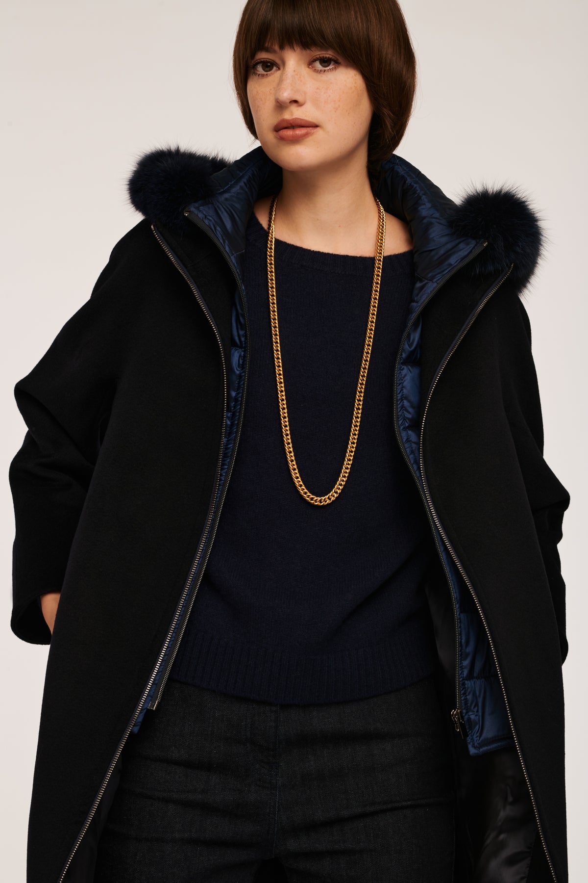 Manteau à capuche