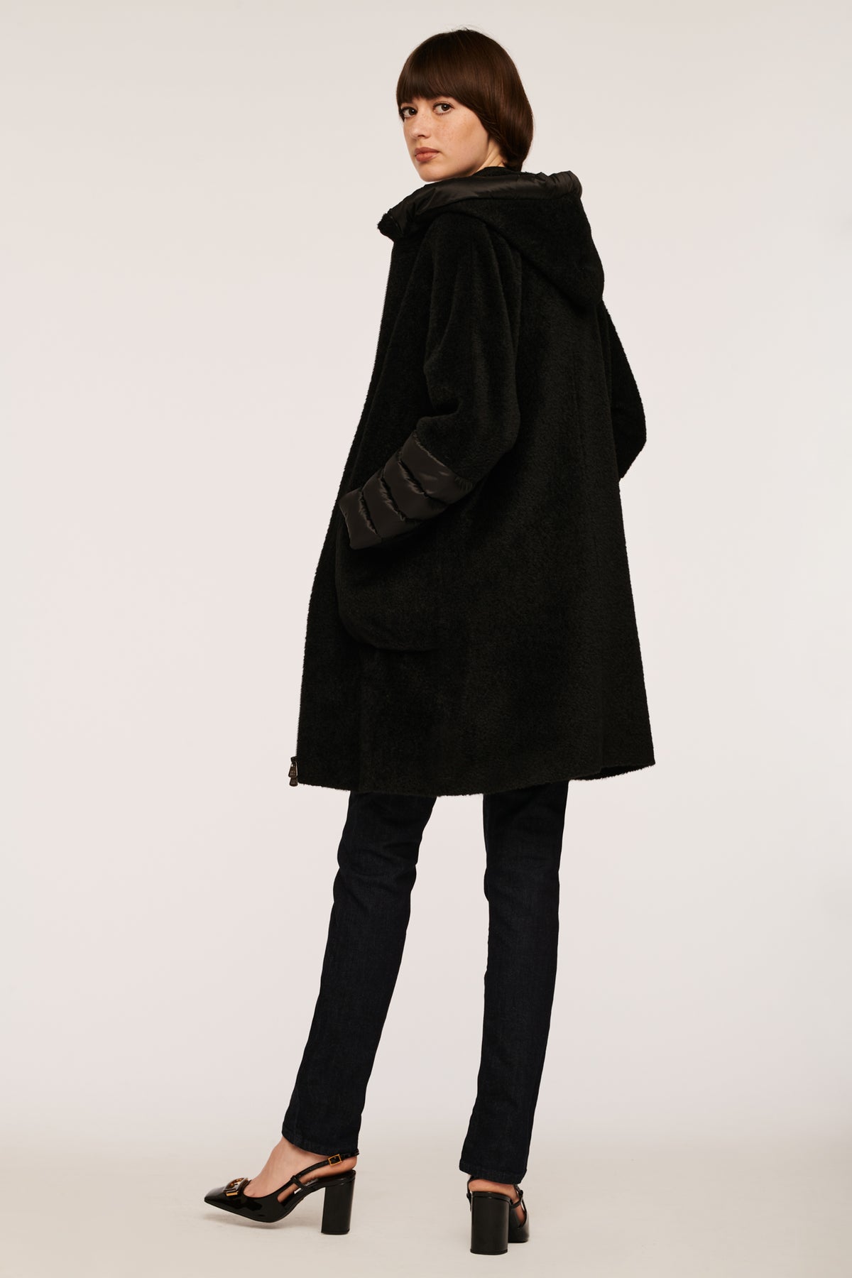 Manteau bi-matière