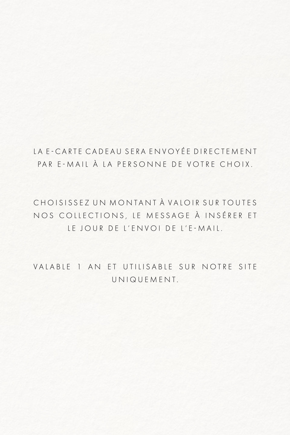 E-carte cadeau Weill