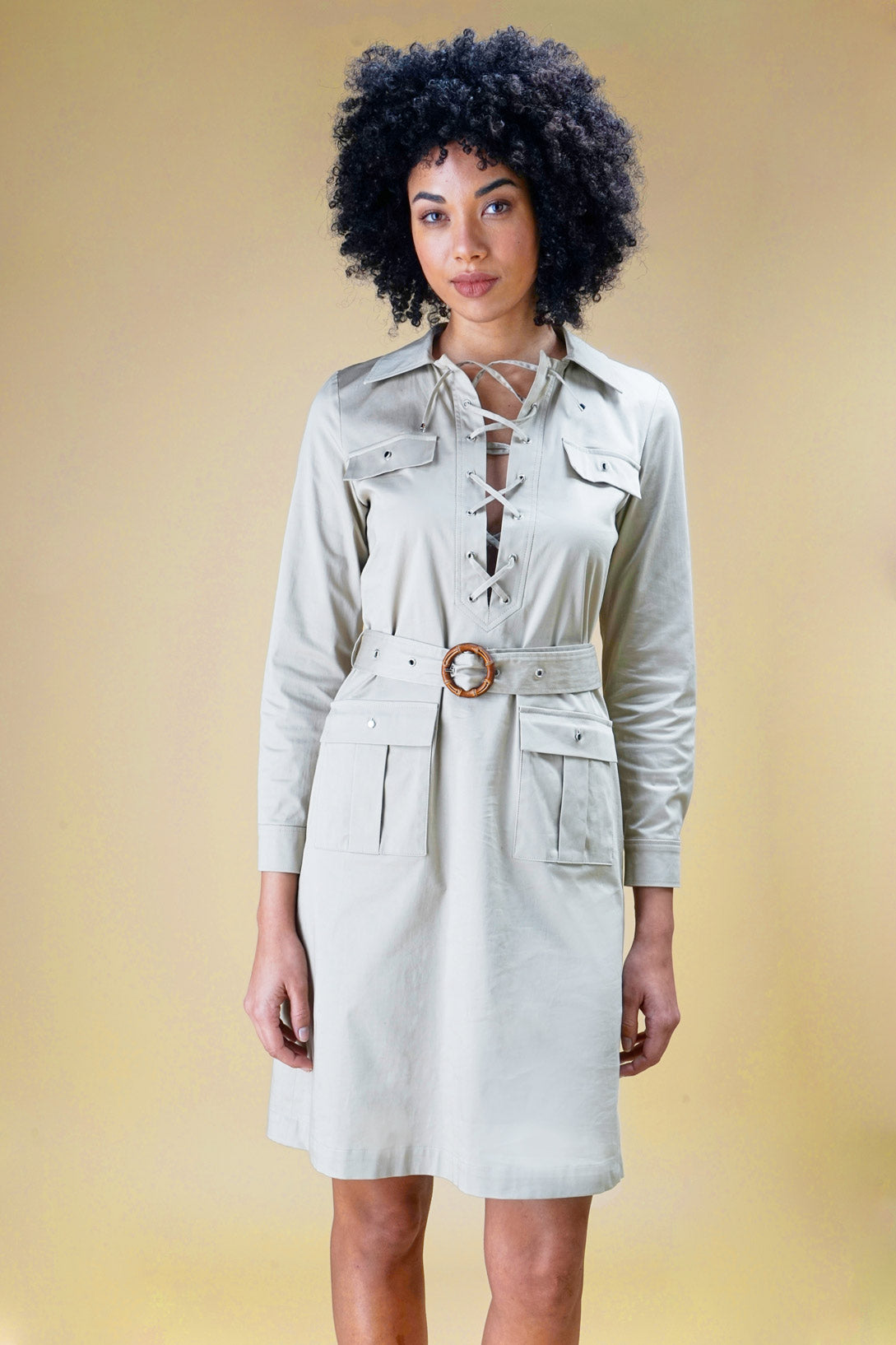 Cotton safari dress 