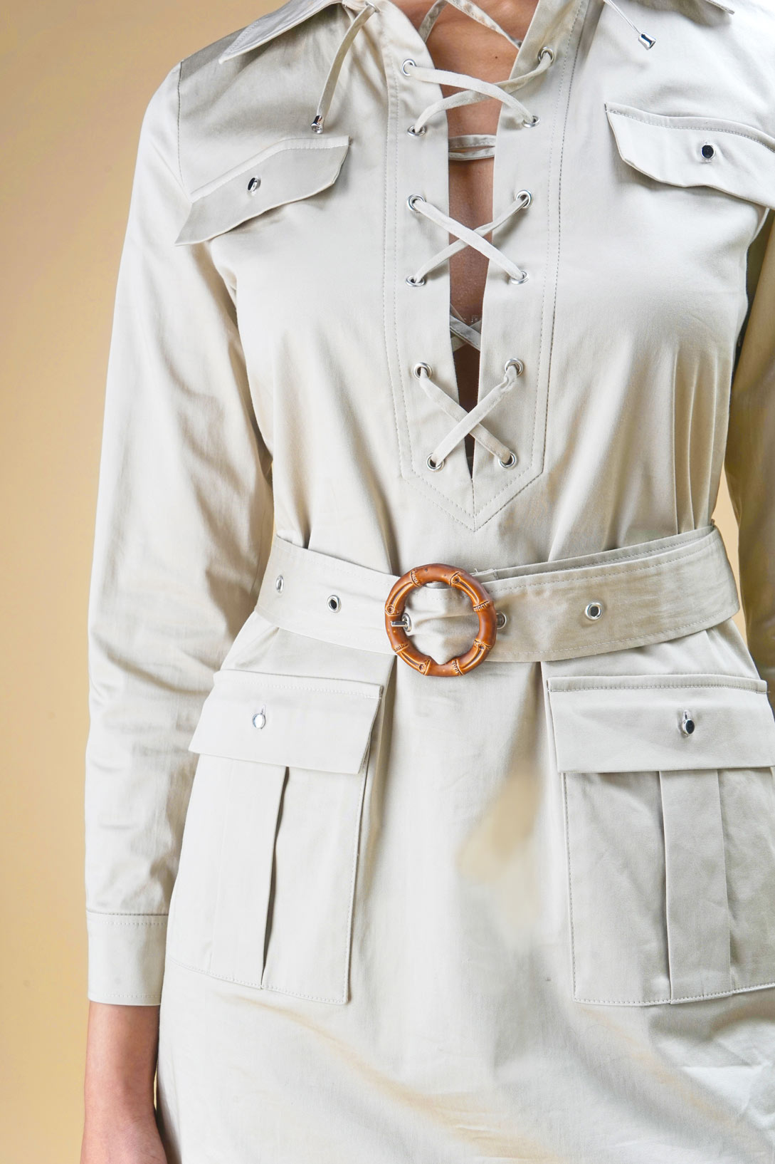 Cotton safari dress 