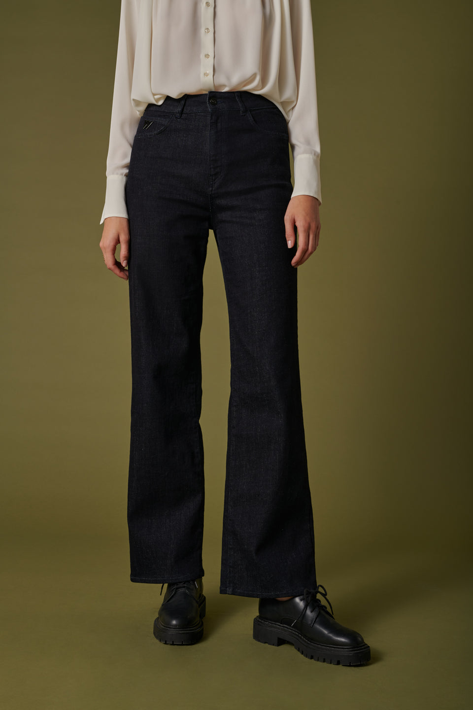 Jean large en denim