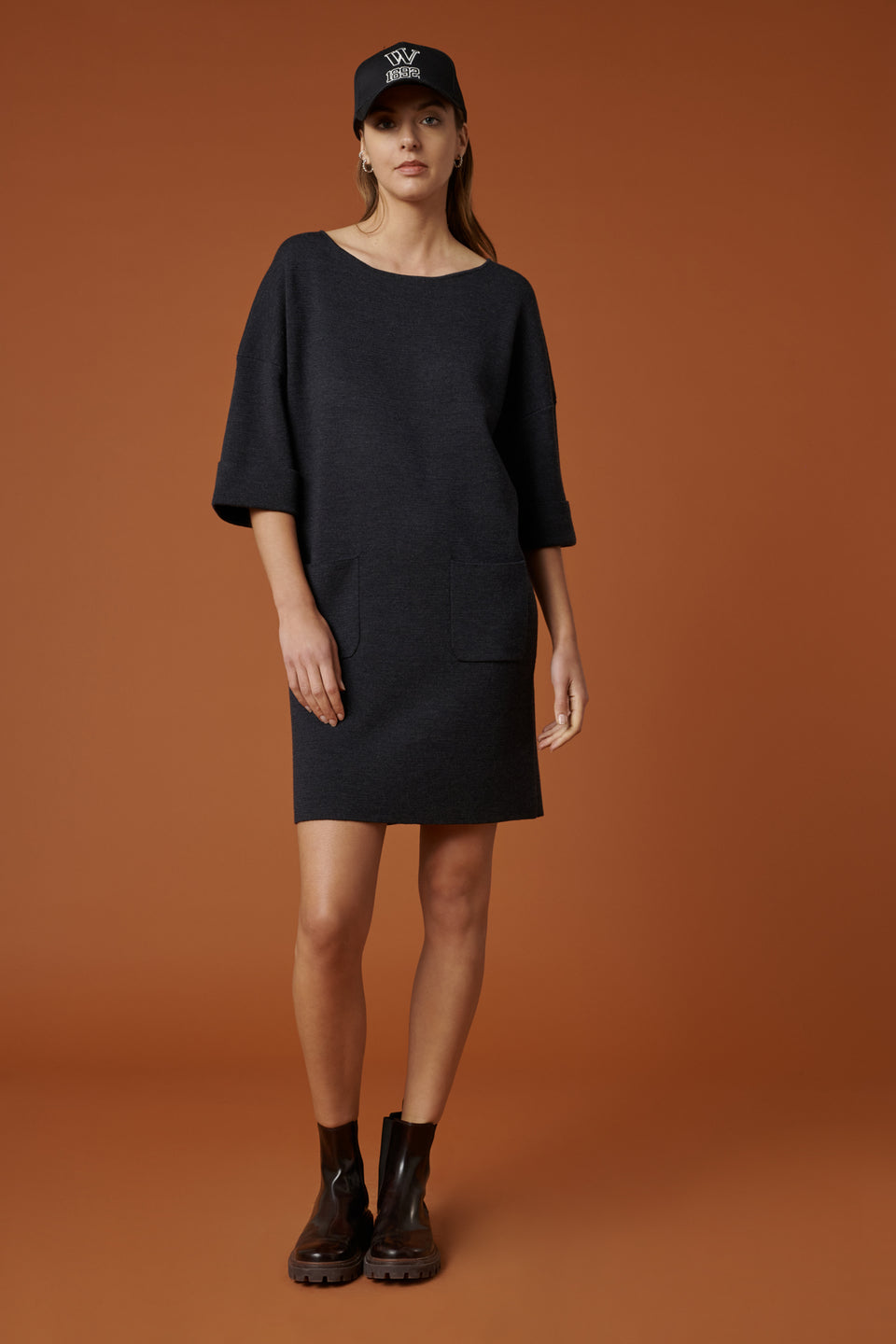 Robe en milano pure laine