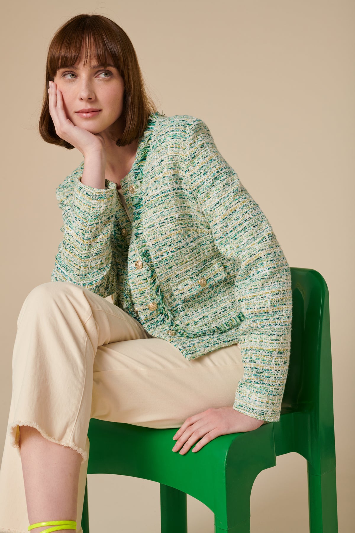 Veste en tweed