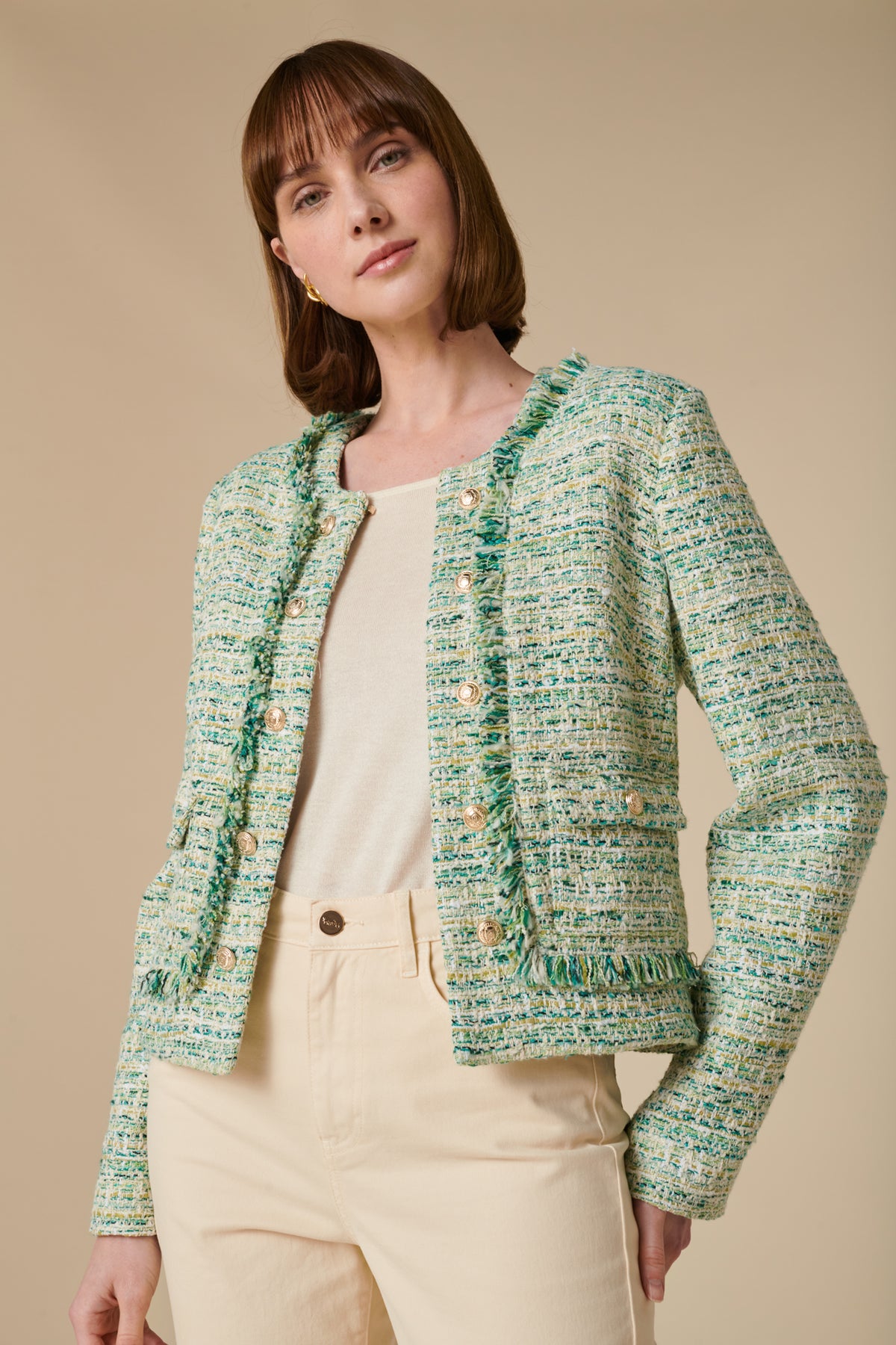 Veste en tweed