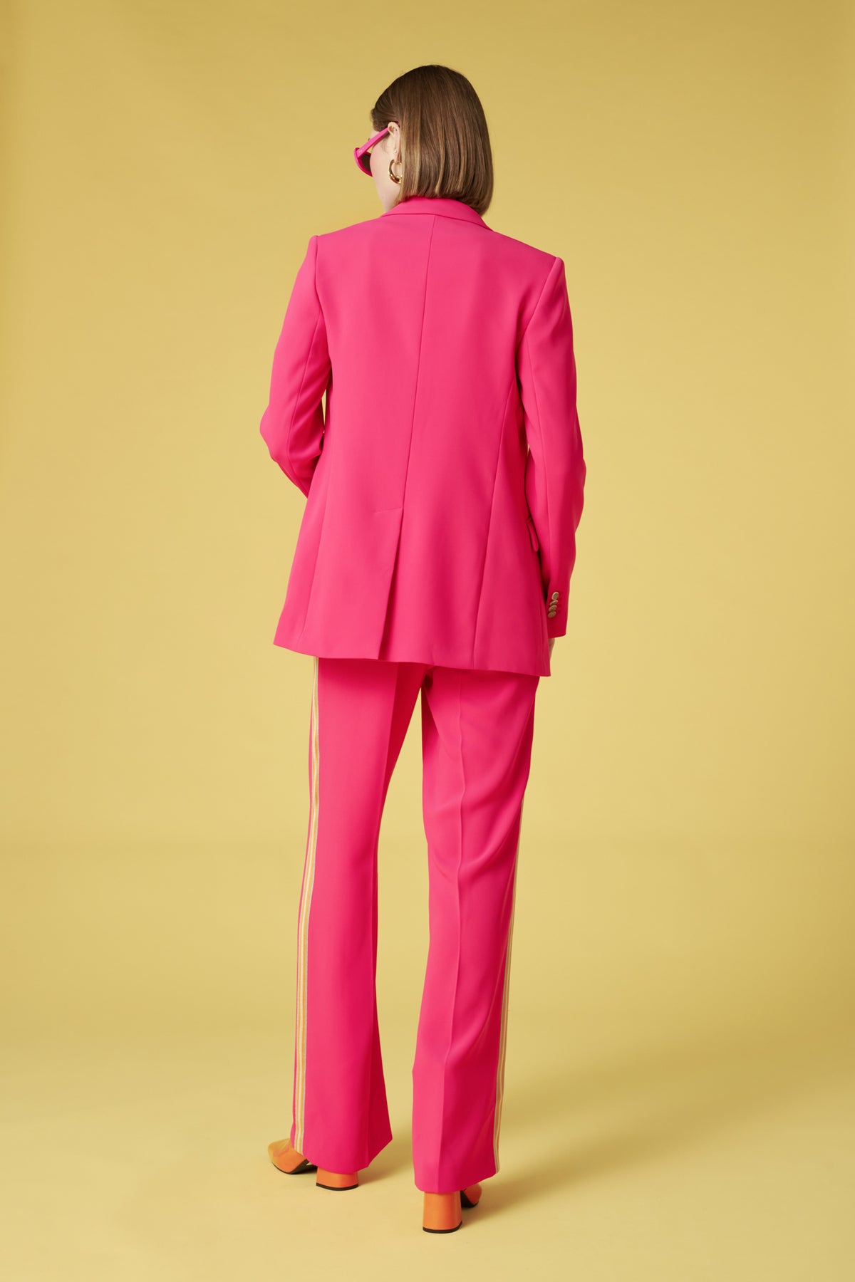Veste blazer en crêpe