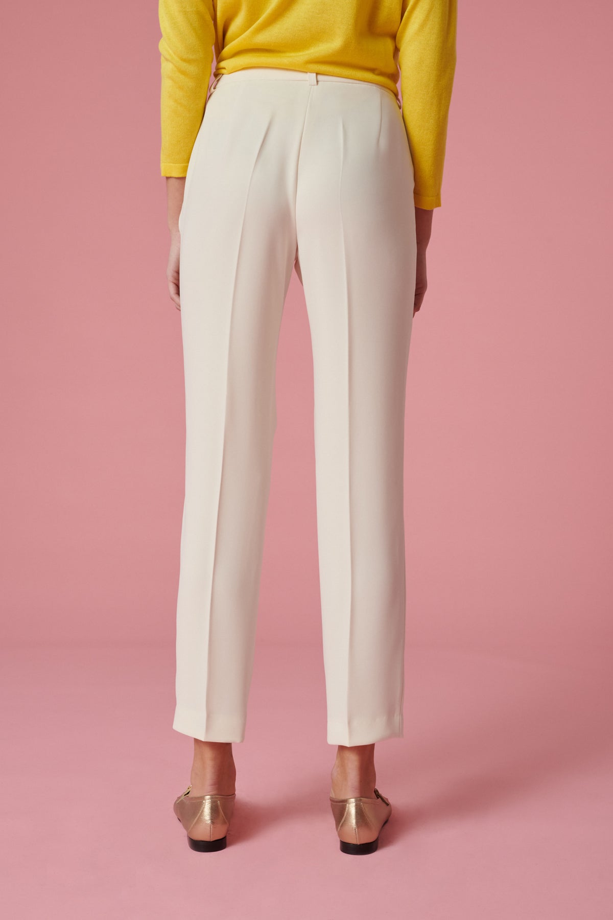 Pantalon droit microfibre