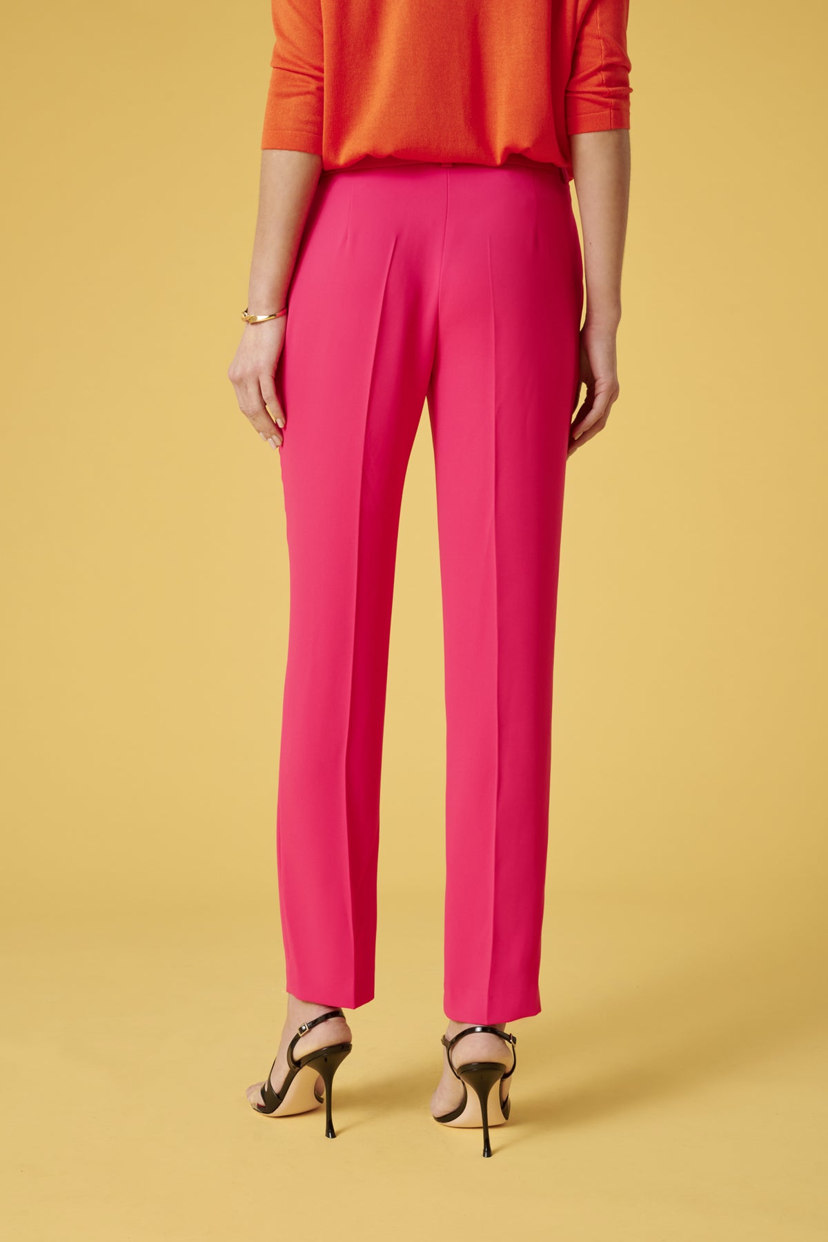 Pantalon droit microfibre