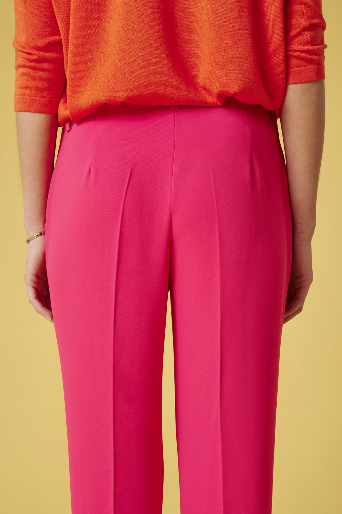 Pantalon droit microfibre