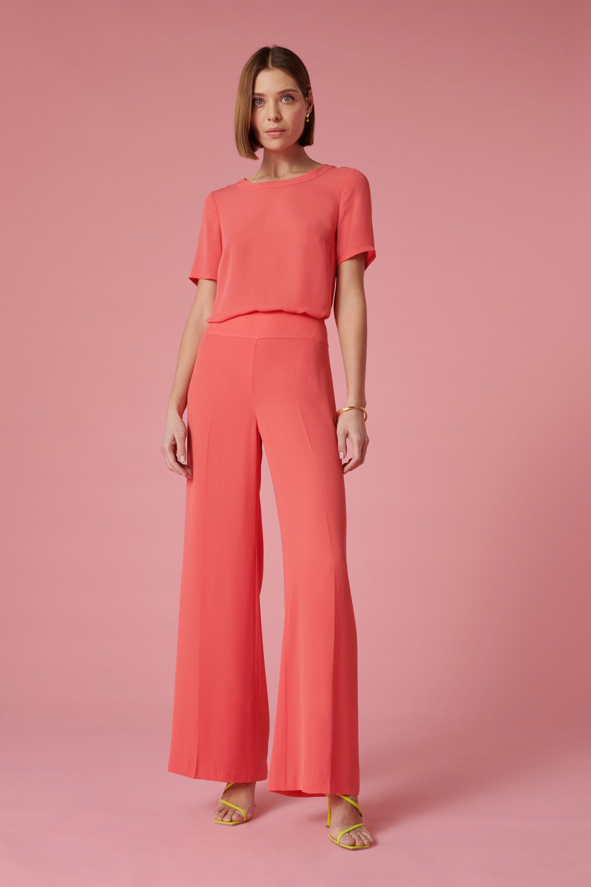 Pantalon cocktail fluide