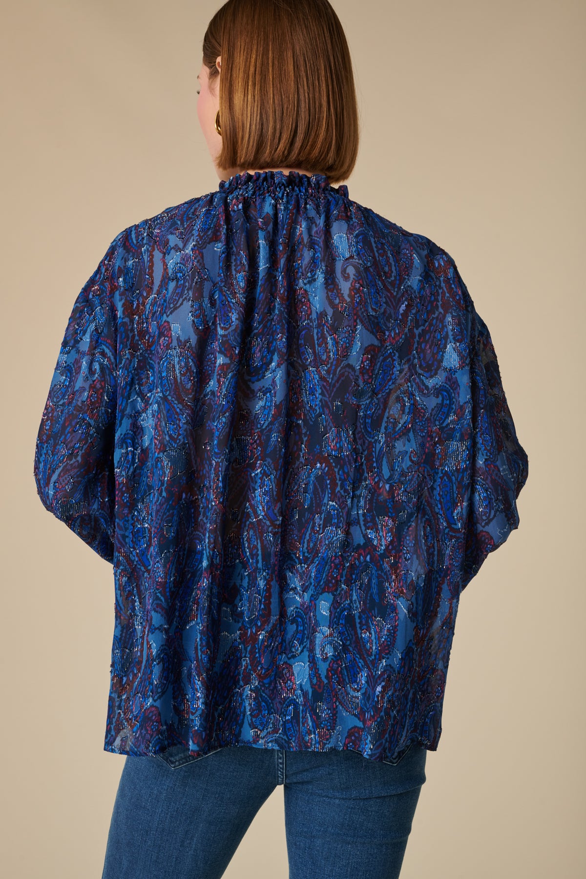 Blouse fluide imprimé esprit bohème