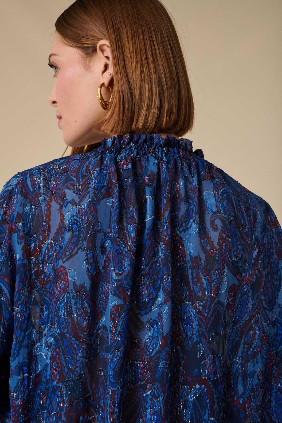 Blouse fluide imprimé esprit bohème