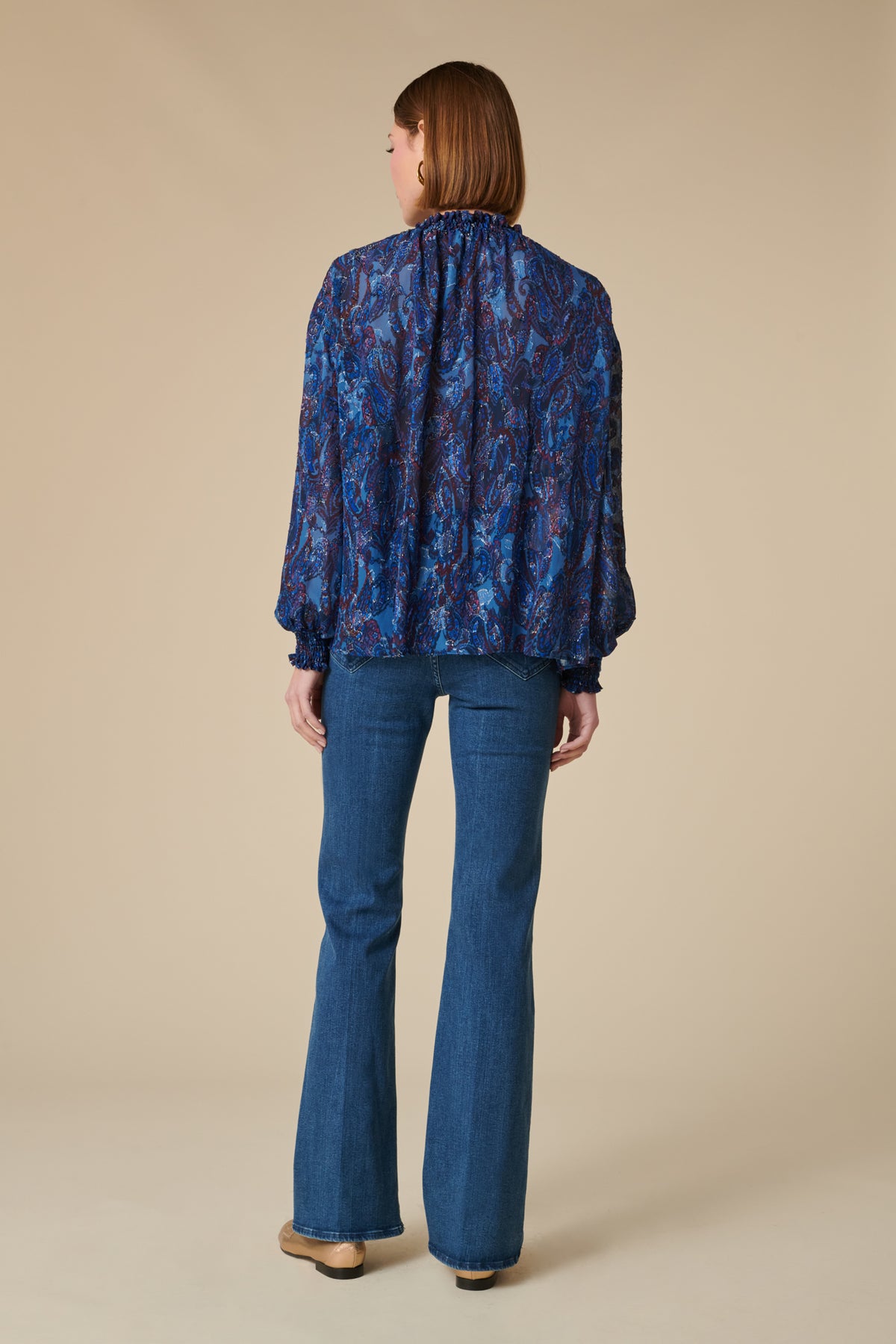 Blouse fluide imprimé esprit bohème