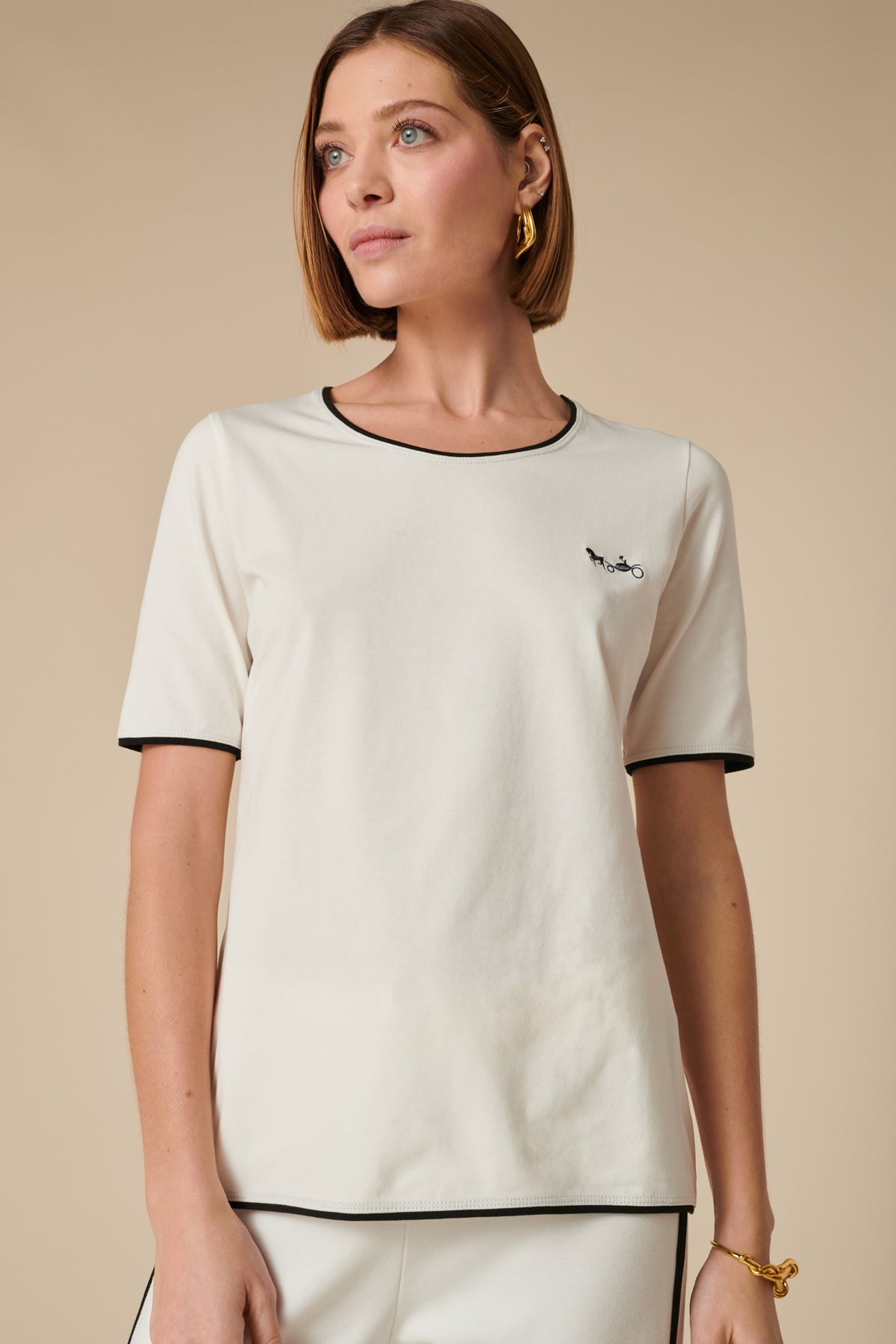 T-shirt logo bi-color