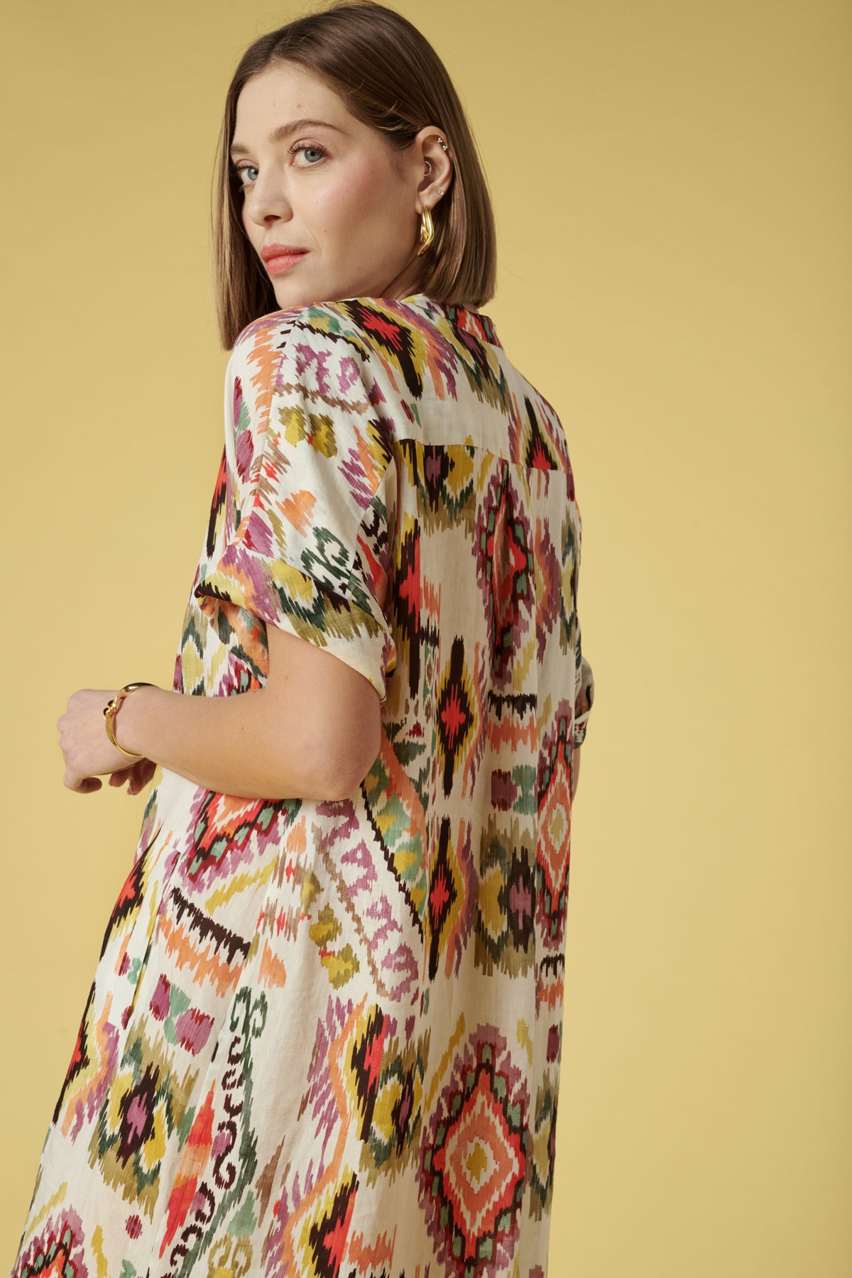 Robe chemise esprit caftan