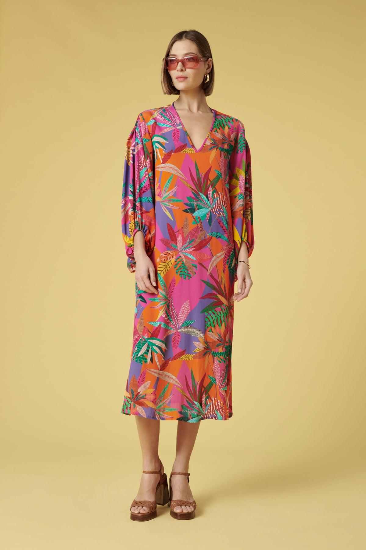 Robe imprimée multico