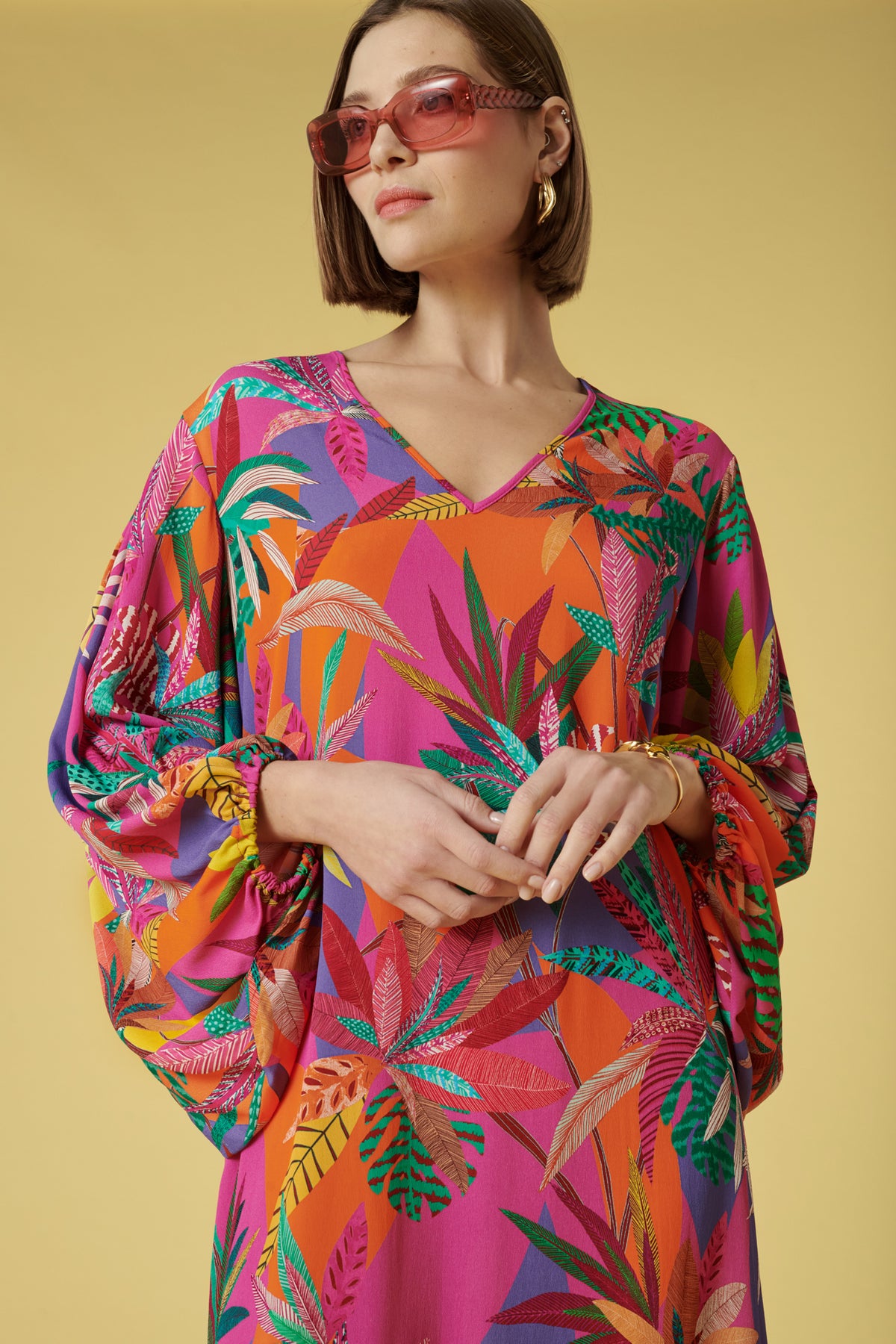 Robe imprimée multico