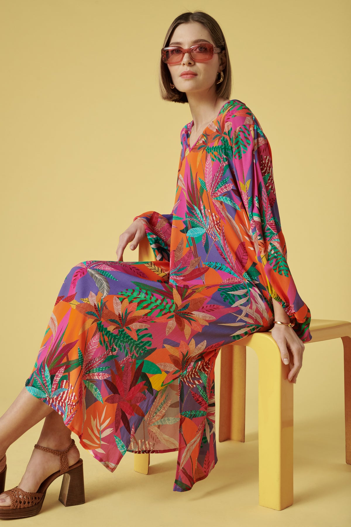 Robe imprimée multico