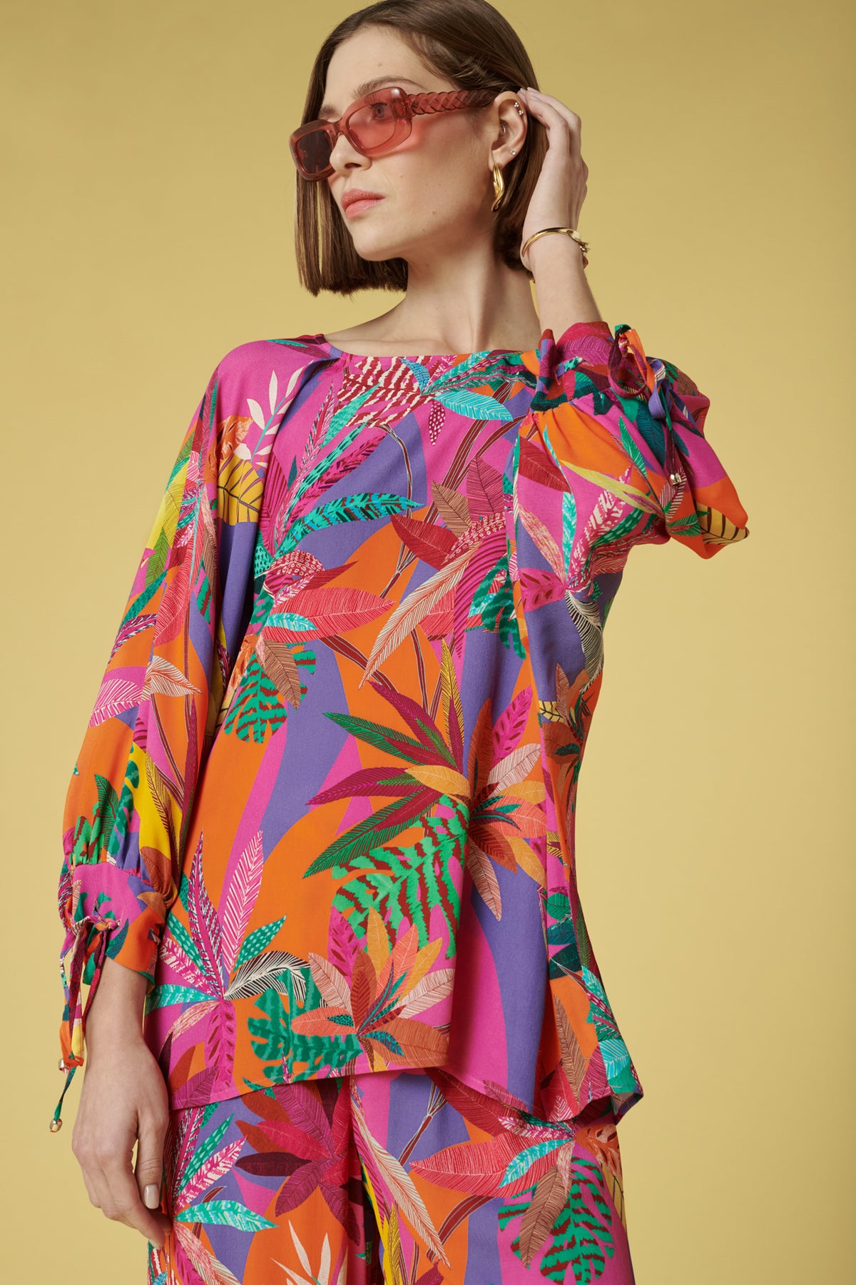 Blouse imprimée multico