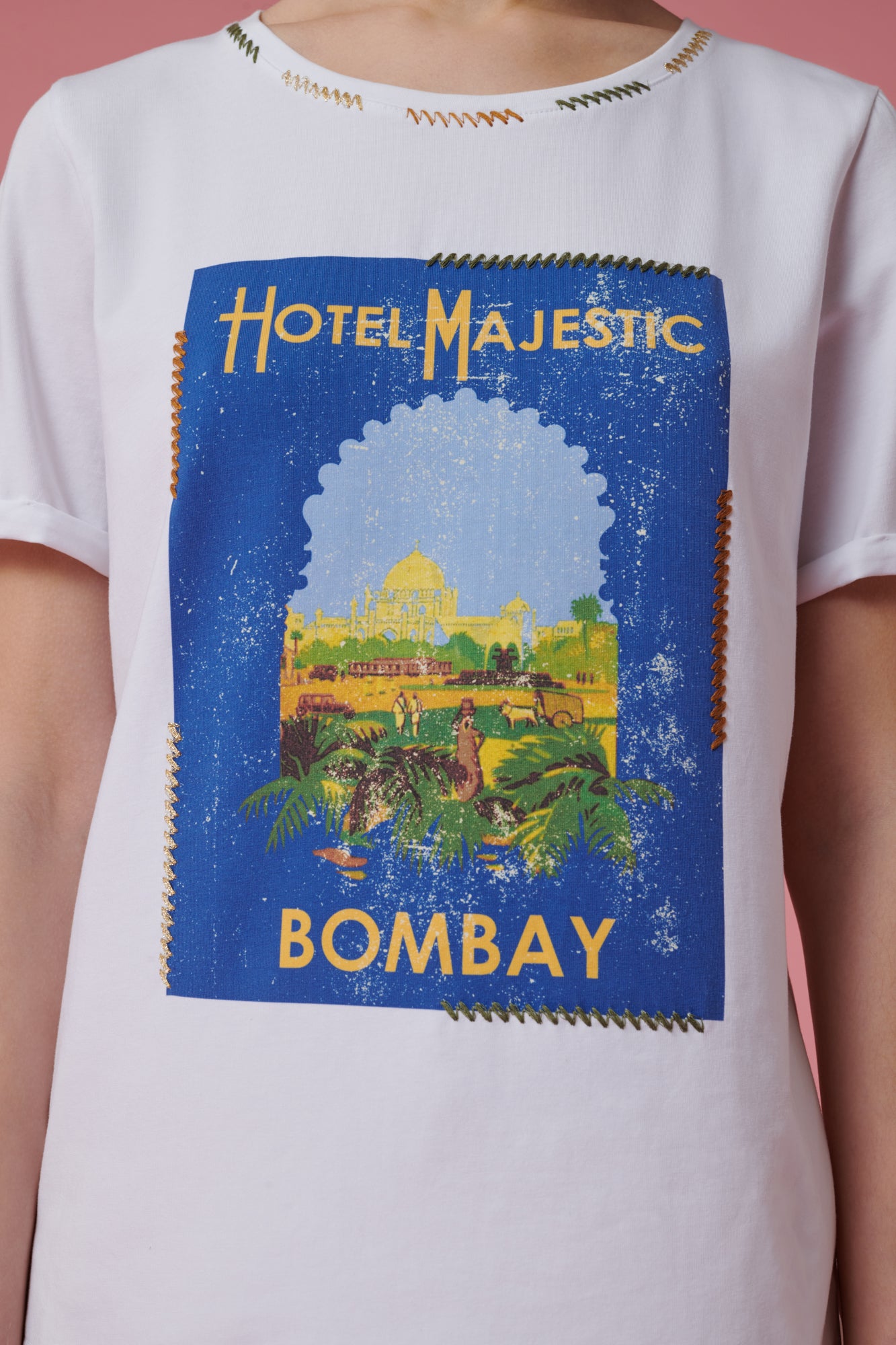 Bombay postcard T-shirt