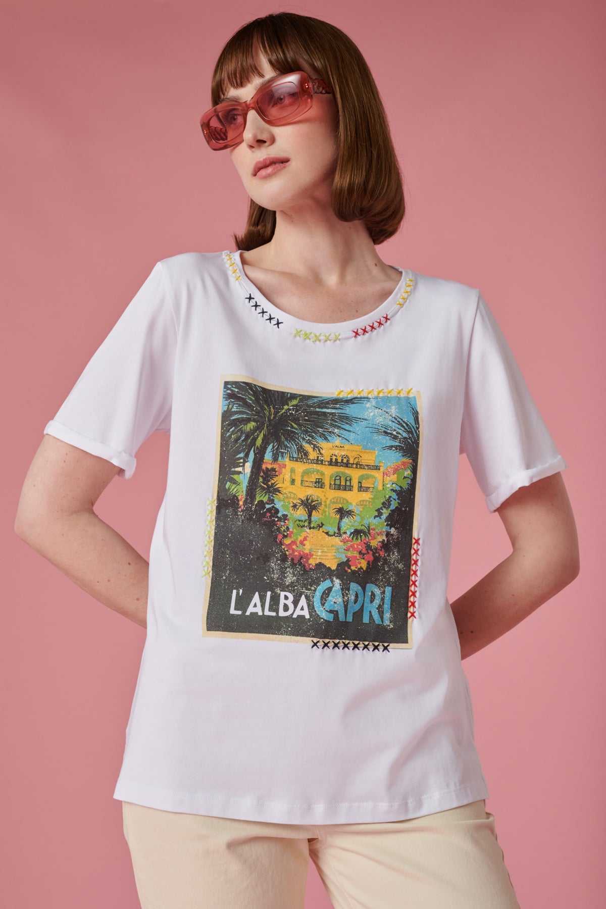 T-shirt carte postale Alba