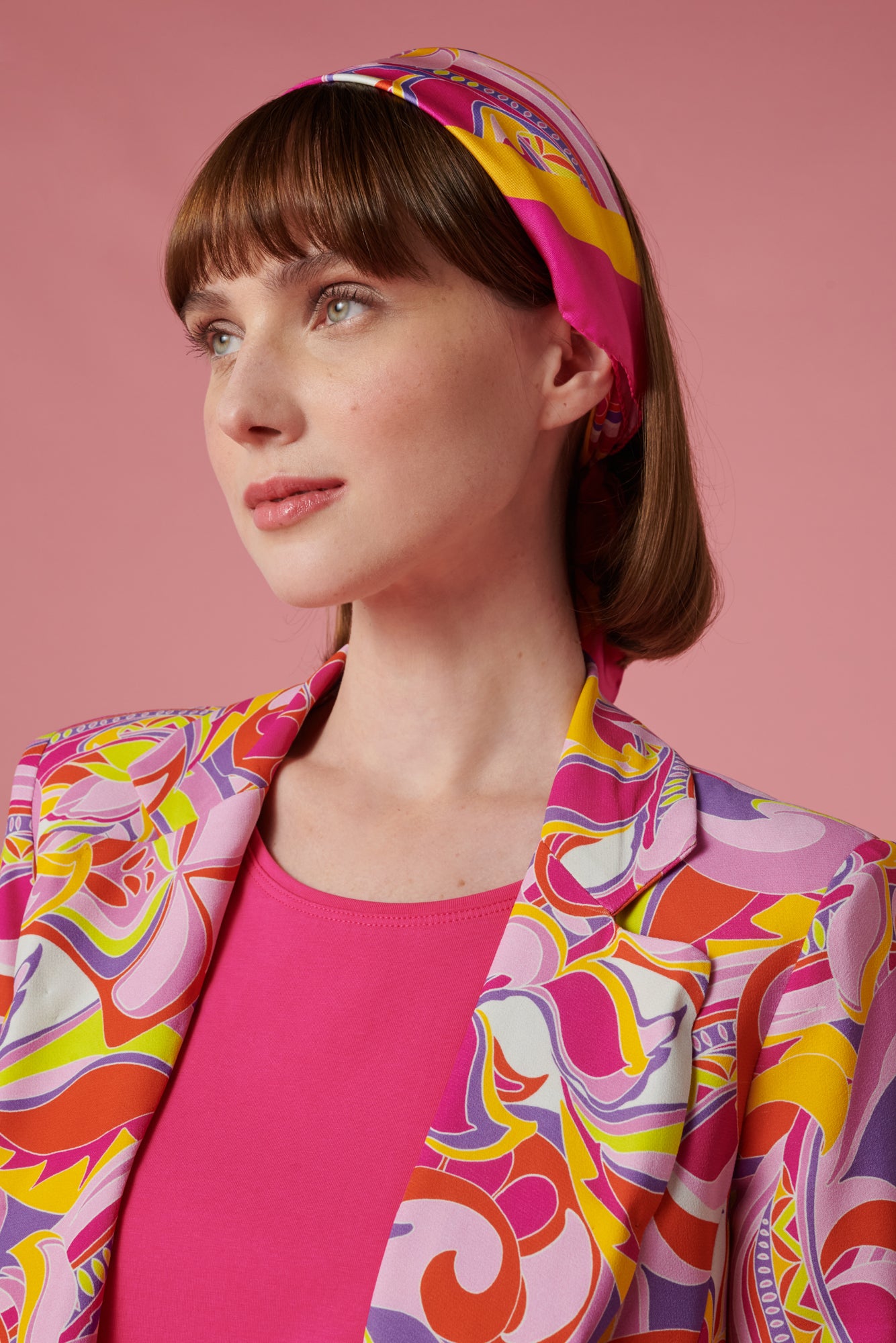 70s-print silk square