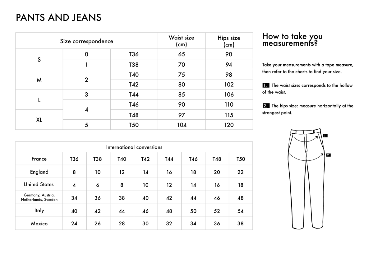 Sizing guide