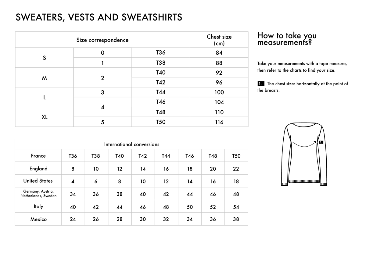 Sizing guide