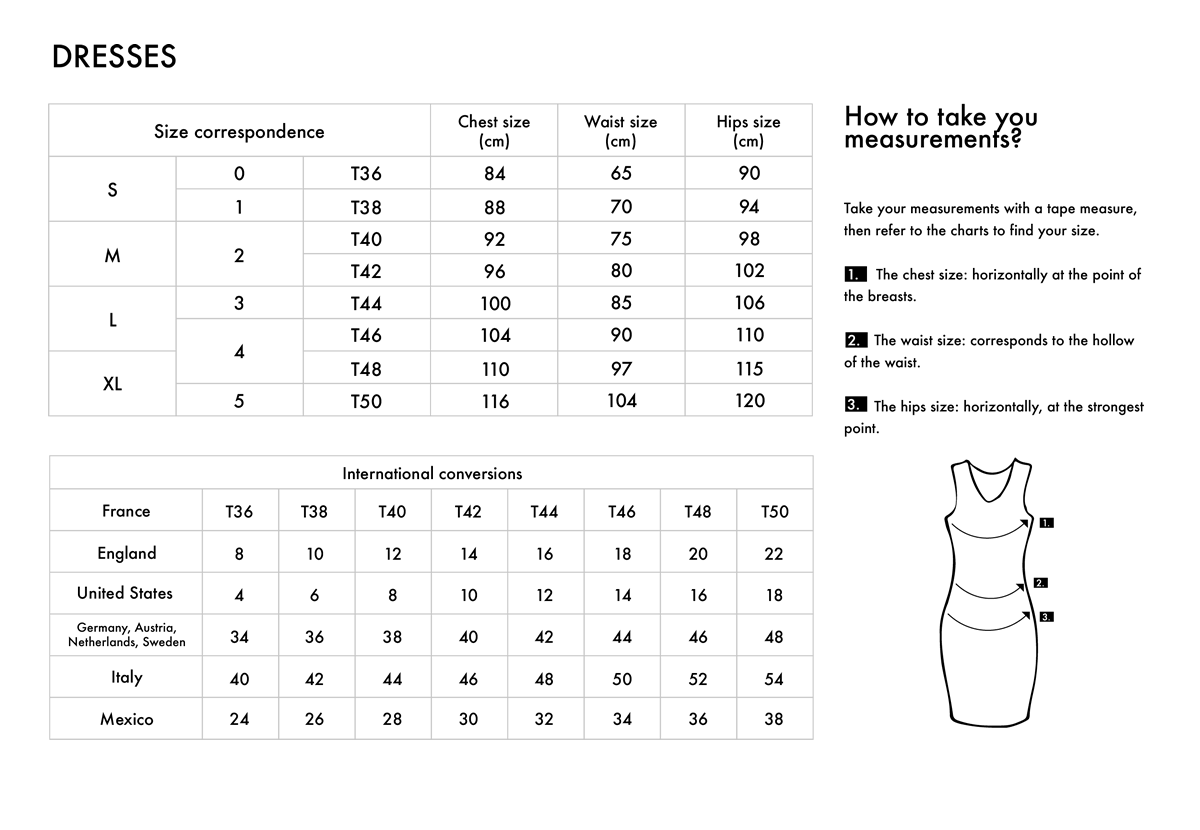 Sizing guide